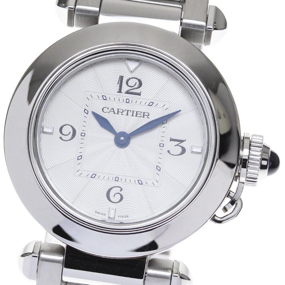 CARTIER Pasha de Cartier 30MM WSPA0021 Silver Dial Quartz Ladies Watch_829945
